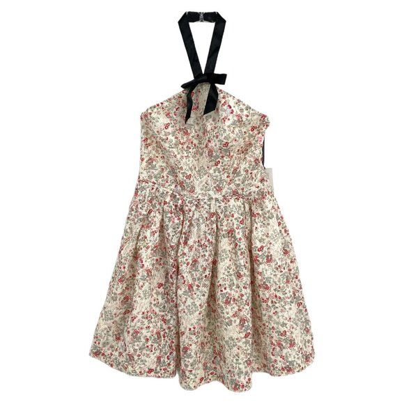 Rodarte White Pink Floral Lace Mini Dress | Size 8 - Picture 1 of 11